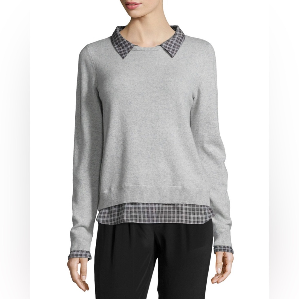 Joie Zhen D Cashmere-Blend Shirttail Sweater